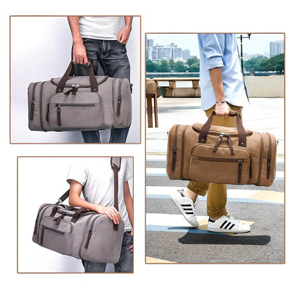 Multi-Compartment Men's Duffle Bag