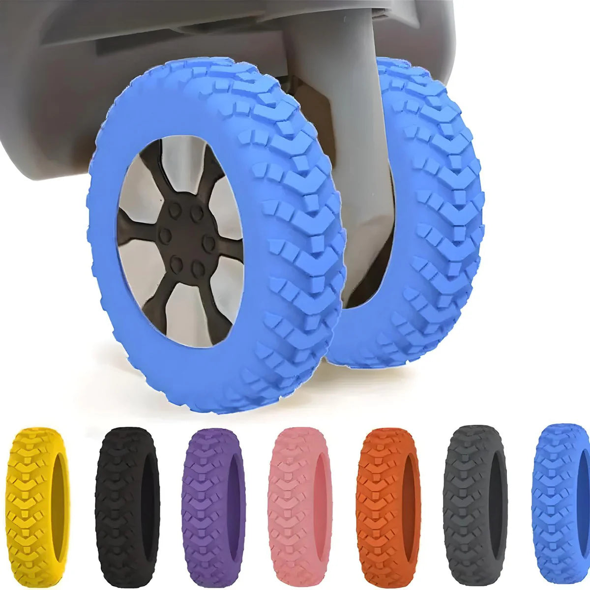 Luggage Wheel Protectors | 8 Pack - Simplify Hub