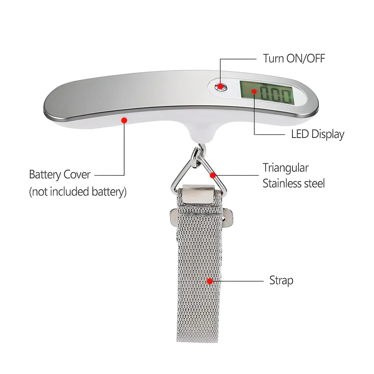 Digital Luggage Scale - Simplify Hub