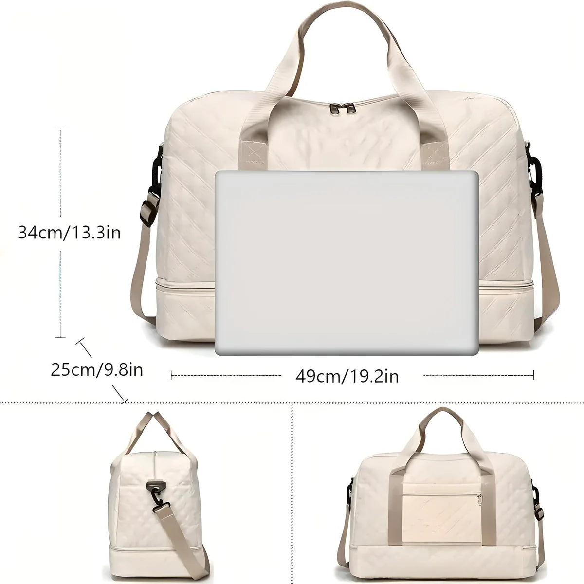 Argyle Weekender Duffle Bag - Simplify Hub