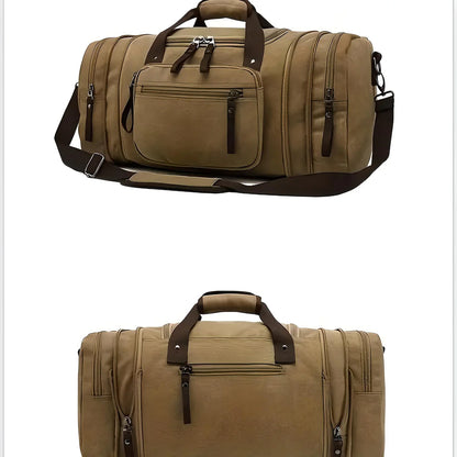 Multi-Compartment Men's Duffle Bag