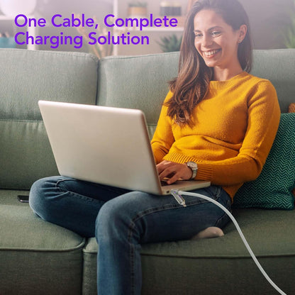 Mfish 4-in-1 Charging Cable