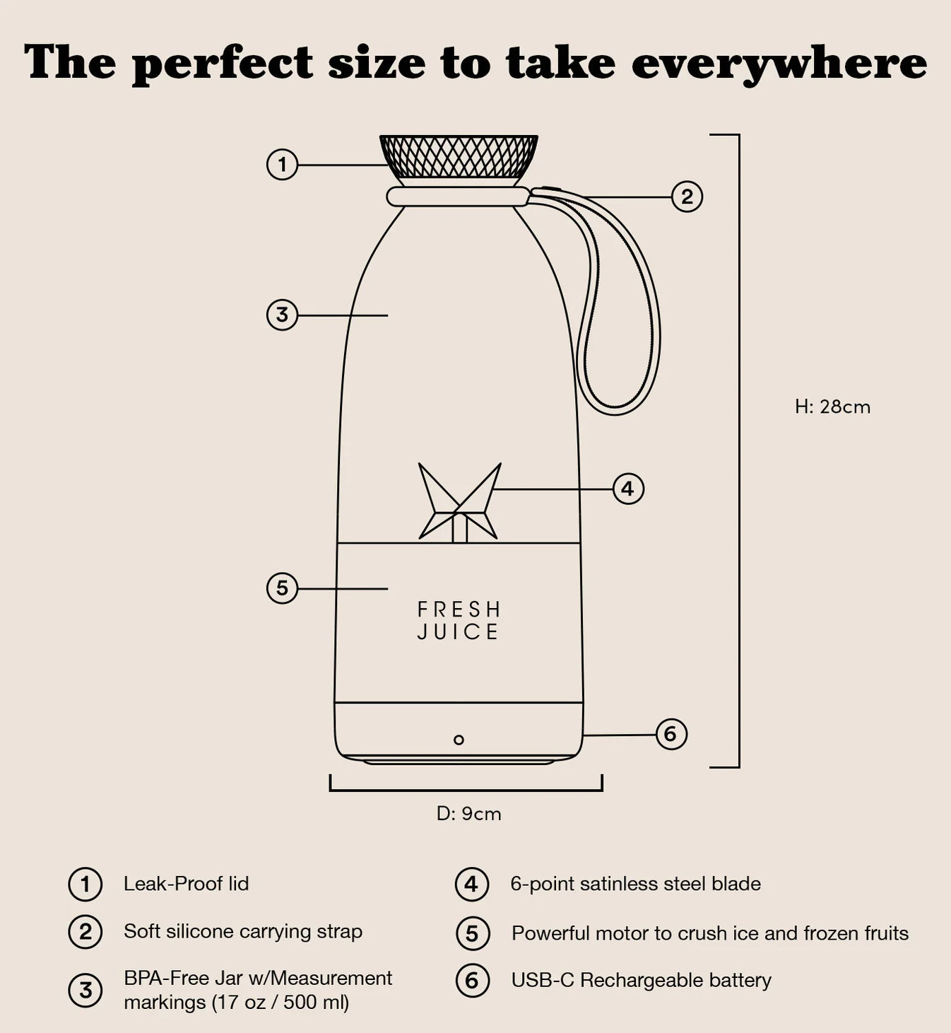 Portable Fresh Juicer