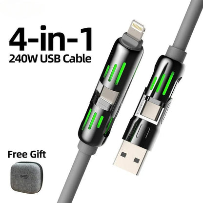 Mfish 4-in-1 Charging Cable