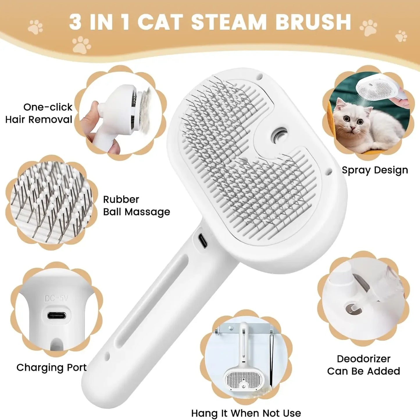 Cat Spray Hair Removal Comb