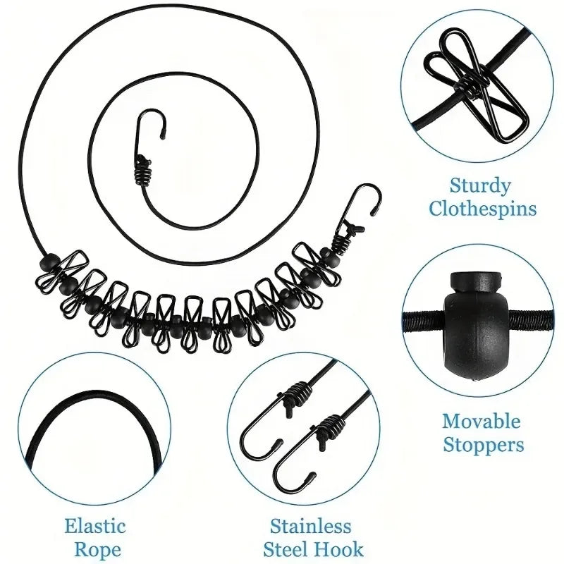 Compact Portable Clothesline - Simplify Hub