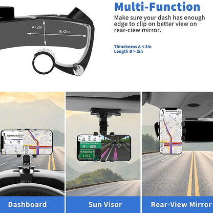 1080 Degree  Phone Mount for Car Dashboard