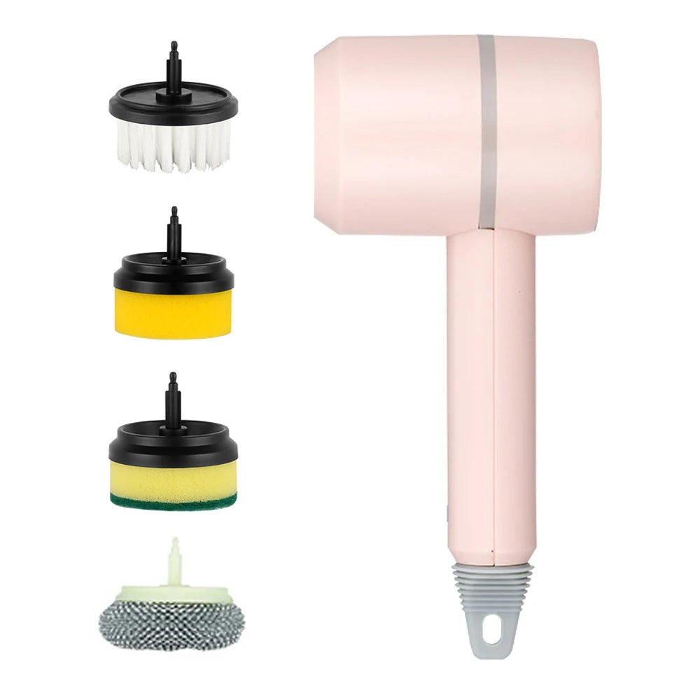 Electric Cleaning Brush – 360° Rotating Power Scrubber