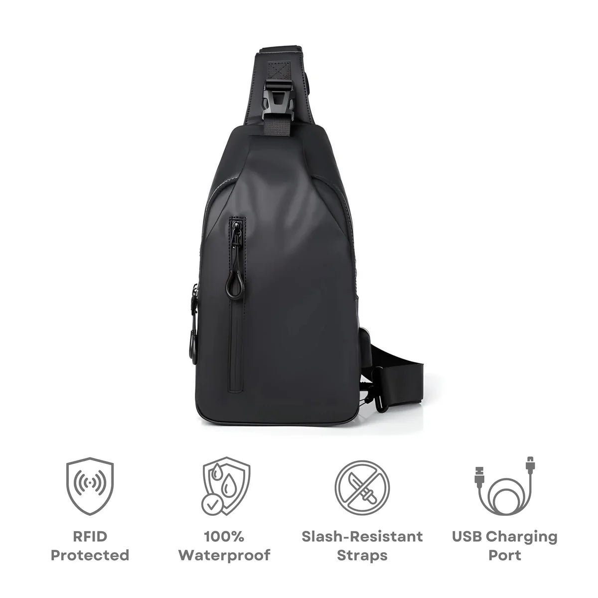 Waterproof Anti-Theft Shoulder Bag - Simplify Hub