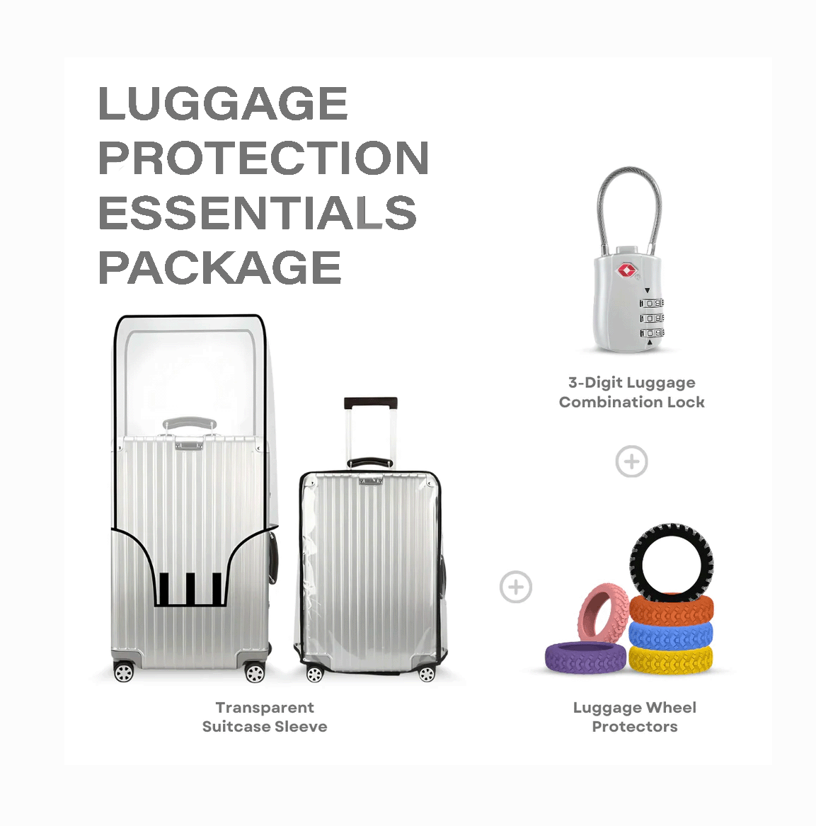 Luggage Protection Essentials Package - Simplify Hub