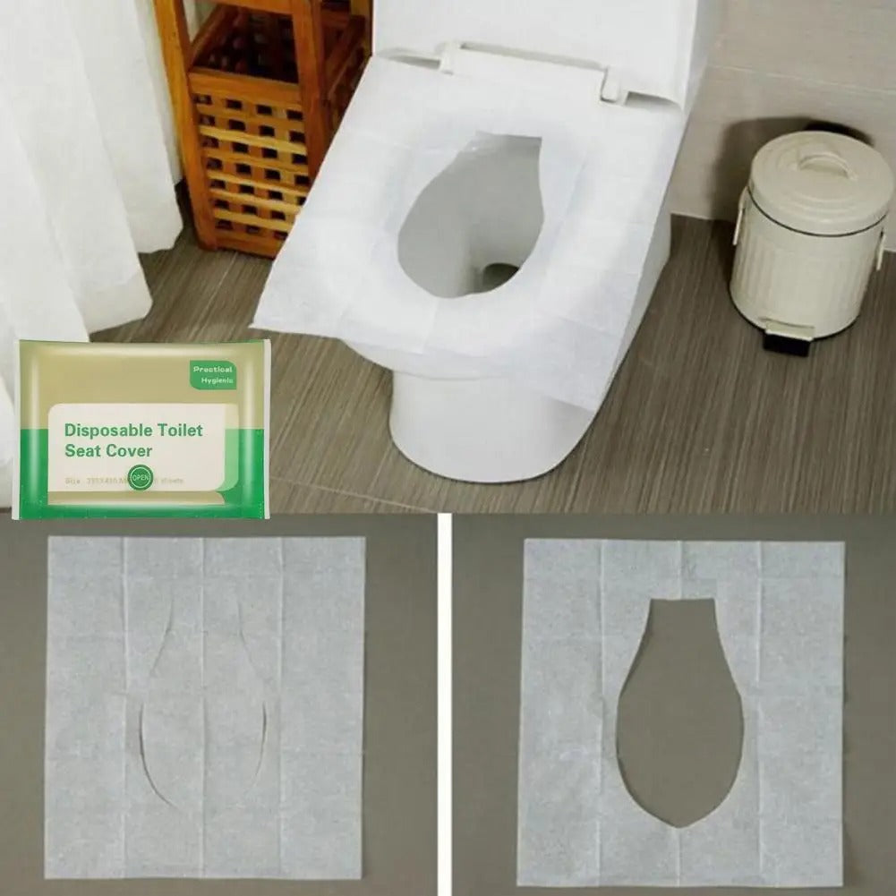 Flushable Travel Toilet Seat Covers | 50 Pack - Simplify Hub