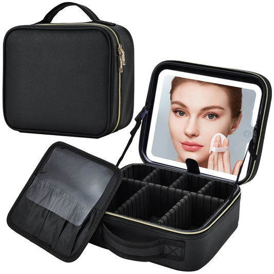 Glow-Up Travel Makeup Bag - Simplify Hub