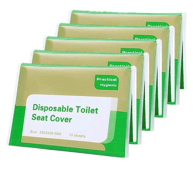 Flushable Travel Toilet Seat Covers | 50 Pack - Simplify Hub